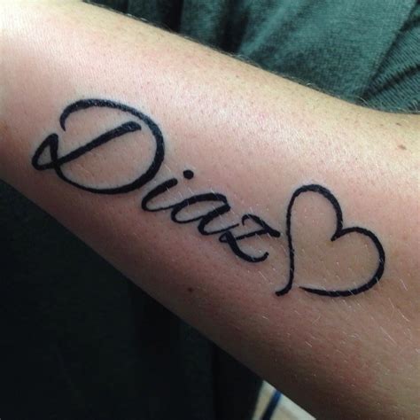 tattoo names with hearts